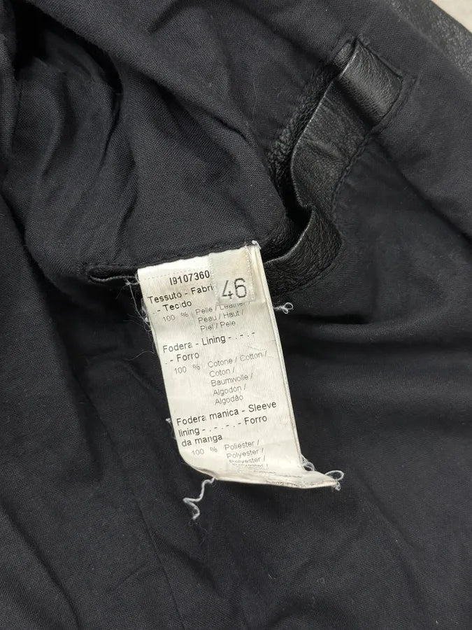 Daniele Alessandrini Black Bomber Leather Jacket CuIhzSb 9