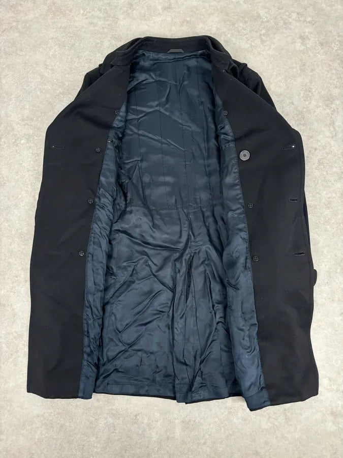 Daniele Alessandrini Black Classy Trench Coat RQEvcUS 6