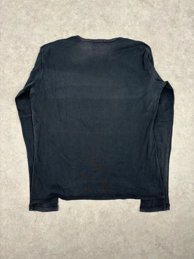 Daniele Alessandrini Black London Calling Longsleeve T-Shirt nQyPKEV 4