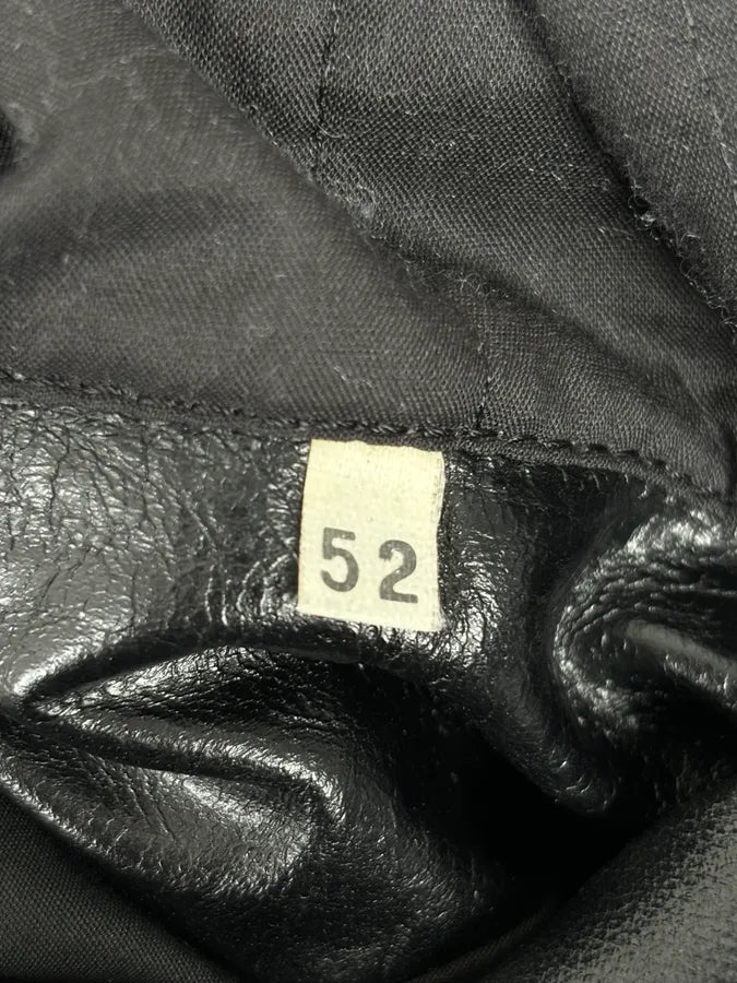 Daniele Alessandrini Black Leather Jacket  yrCnuGo 10