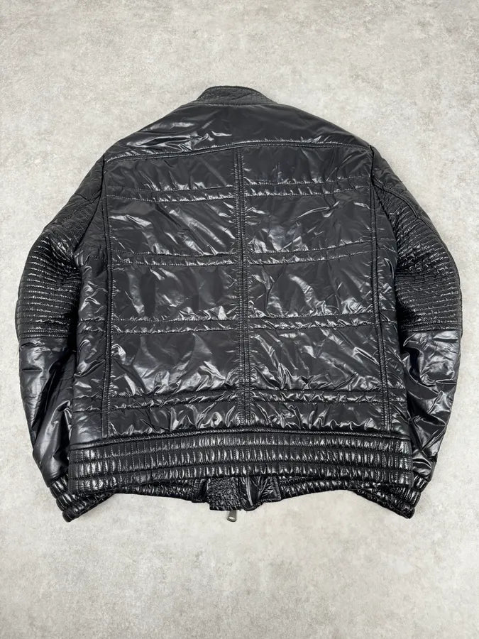 Daniele Alessandrini Black Patent Puffer British Puffer Jacket mzHfBER 3