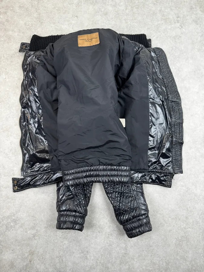 Daniele Alessandrini Black Quilted Puffer Jacket MhRngZy 6