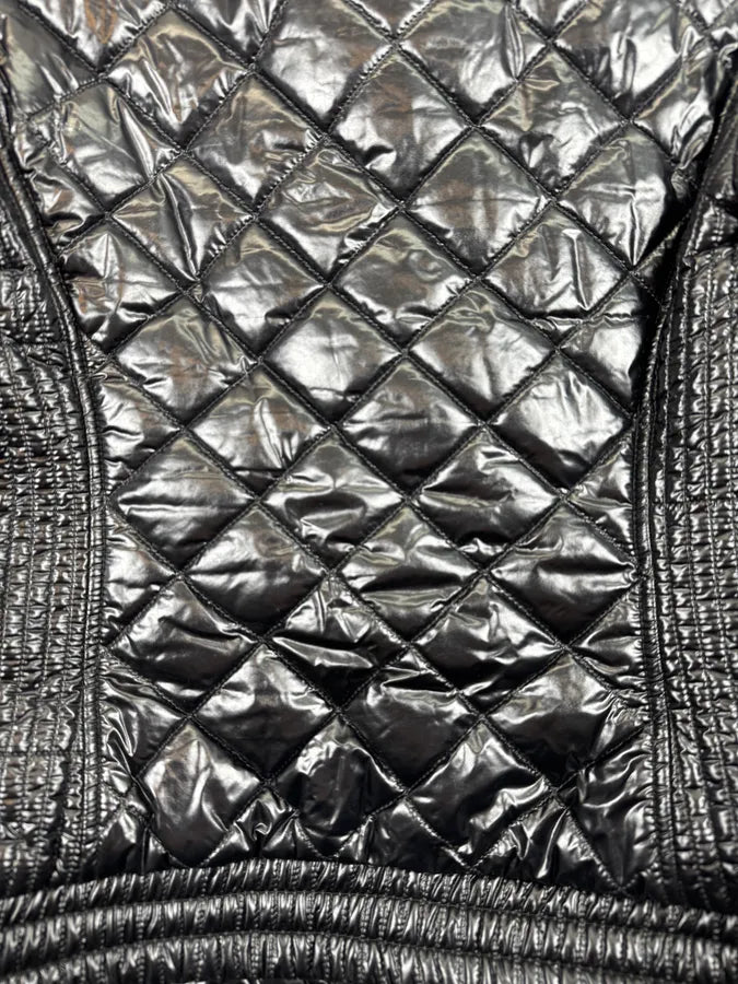 Daniele Alessandrini Black Quilted Puffer Jacket MhRngZy 8