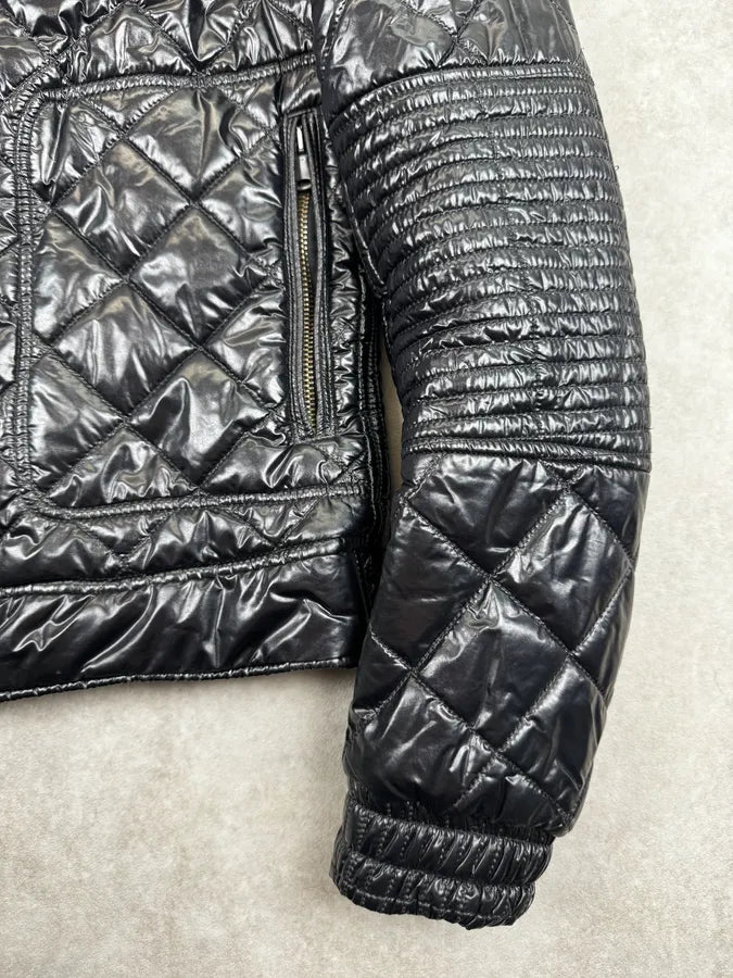 Daniele Alessandrini Black Quilted Puffer Jacket MhRngZy 7