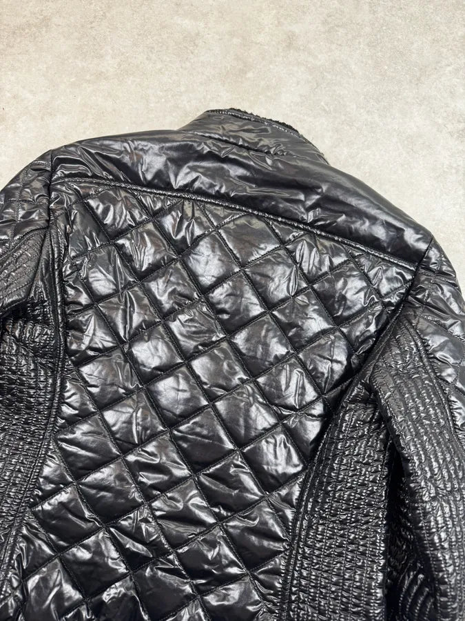 Daniele Alessandrini Black Quilted Puffer Jacket MhRngZy 5