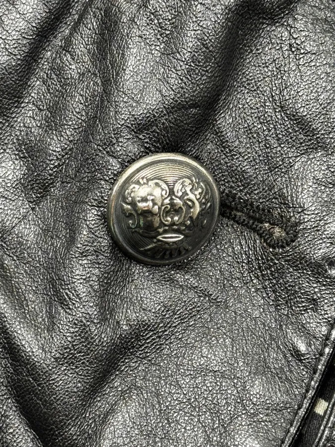 Daniele Alessandrini Black Silver Ornaments Officer Jacket HDwQEjn 10