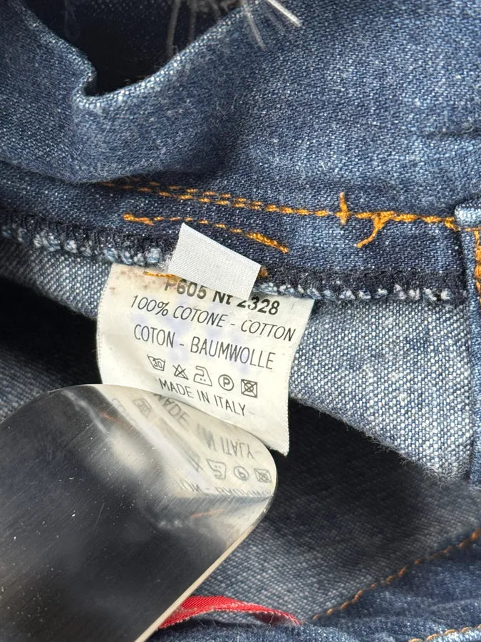 Daniele Alessandrini Blue Multi-Pocket Cargo Jeans HeBABuE 12