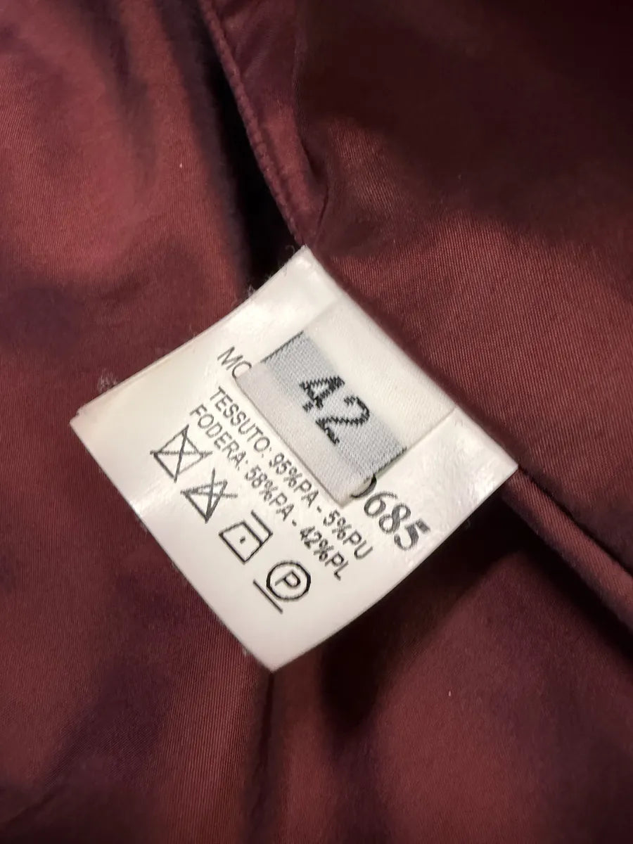 Daniele Alessandrini Bordeaux Red Patent Puffer British Puffer Jacket rwVdmvI 11