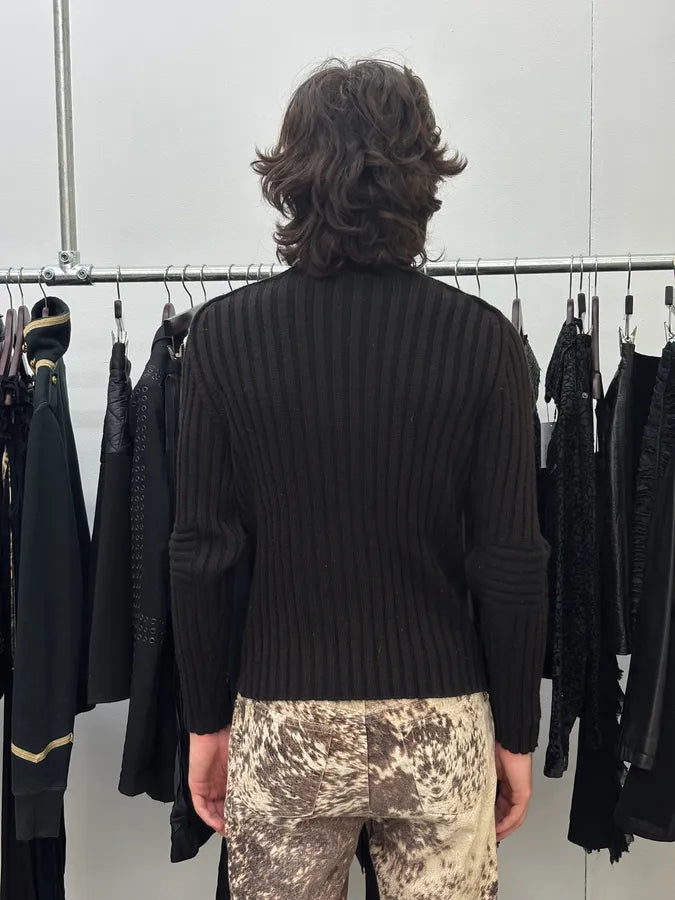 Daniele Alessandrini Brown Minimalist Zip-Up Sweater  EPwuUdS 2