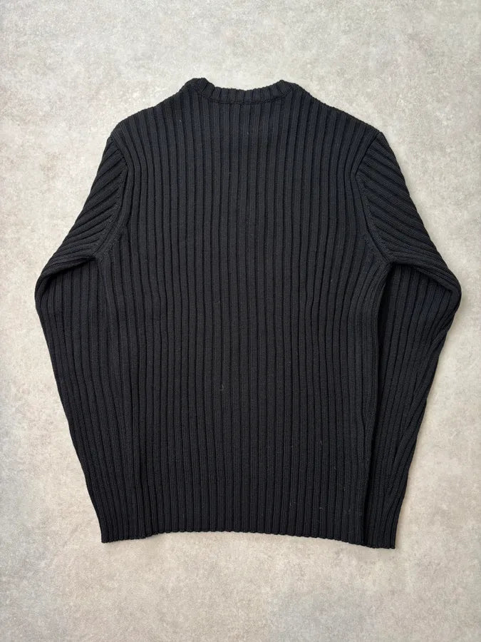 Daniele Alessandrini Black Minimalist Sweater  kYZtnPn 4