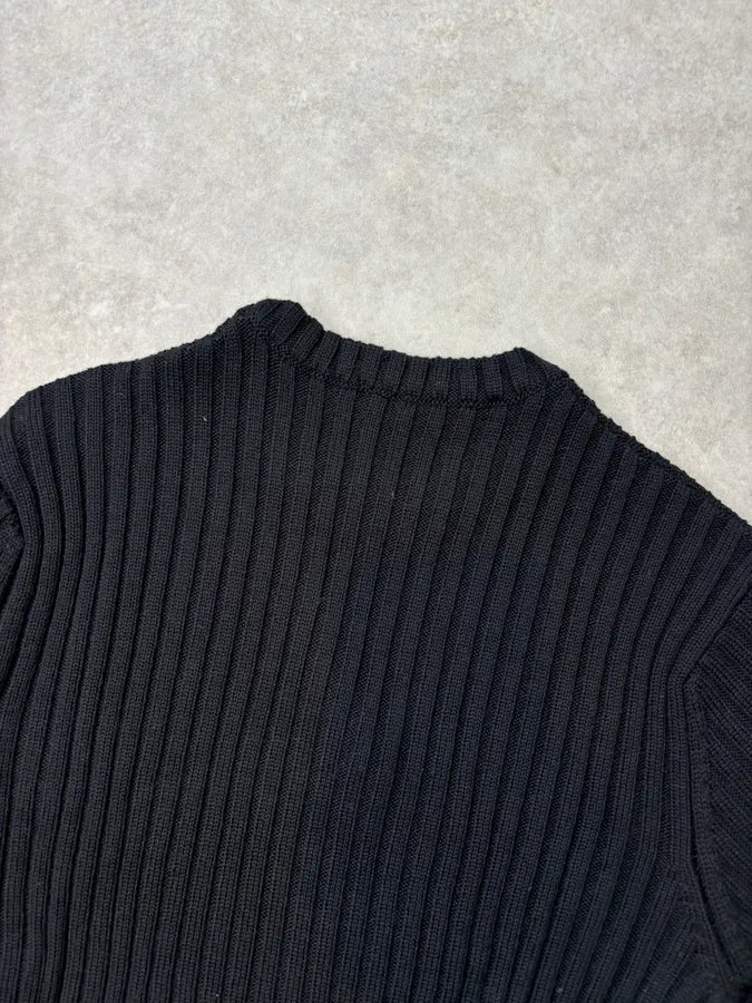 Daniele Alessandrini Black Minimalist Sweater  kYZtnPn 5