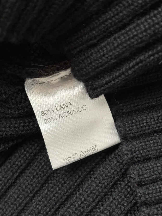 Daniele Alessandrini Black Minimalist Sweater  kYZtnPn 7