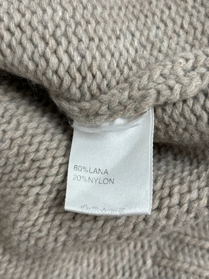 Daniele Alessandrini Camel Beige Wool Hooded Sweater RtBDFQk 9