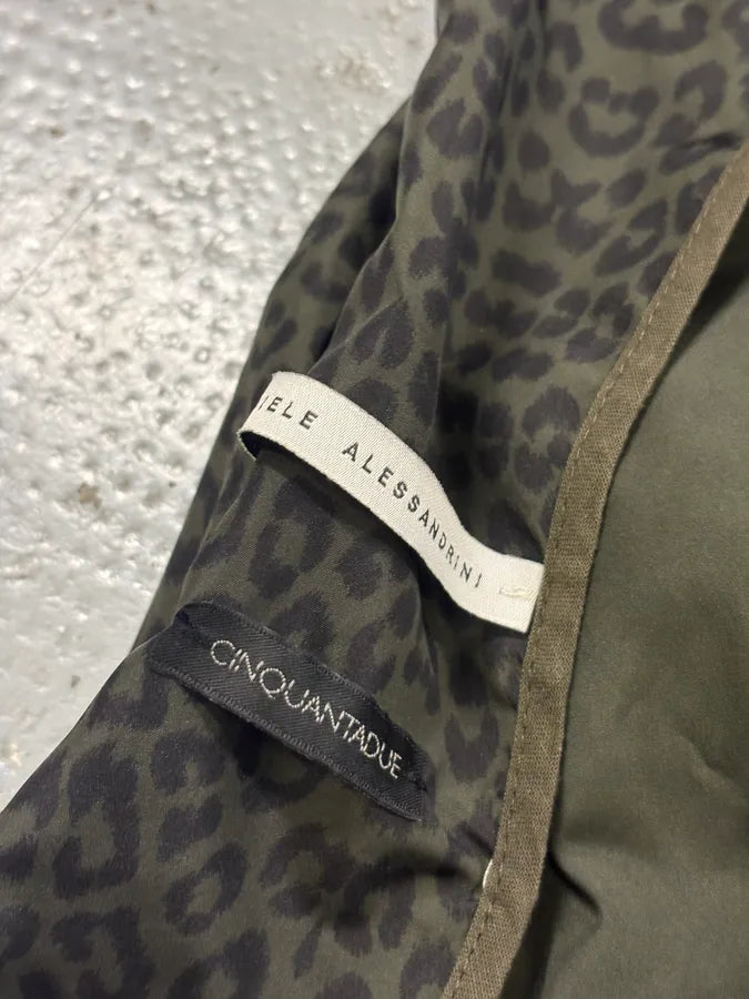 Daniele Alessandrini Nylon Leopard Print Light Jacket TArMLaT 8