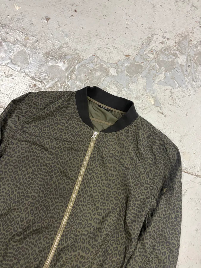 Daniele Alessandrini Nylon Leopard Print Light Jacket TArMLaT 3