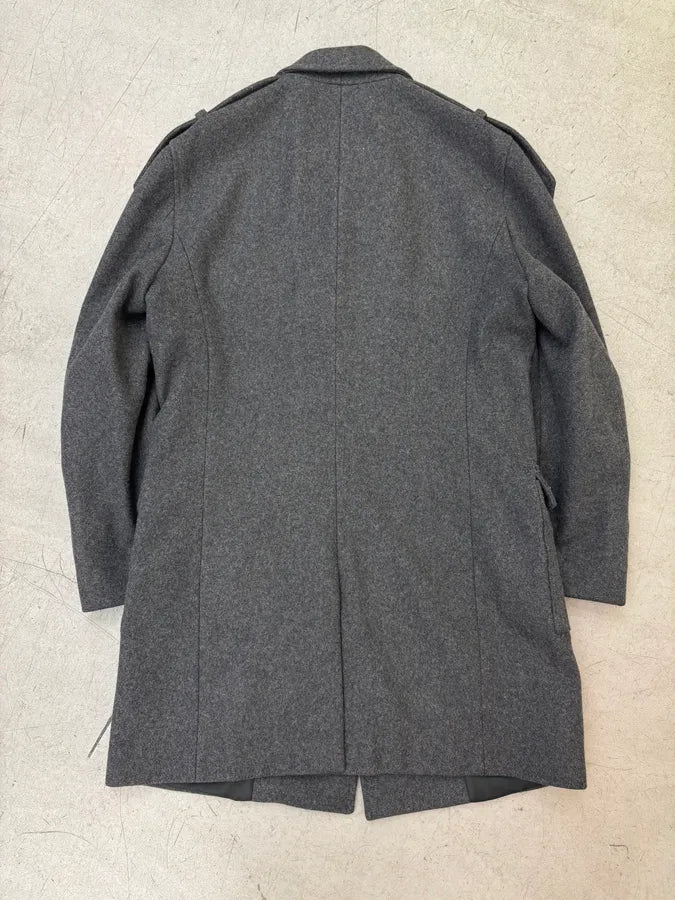 Daniele Alessandrini Buttoned Wool Military Long Coat DulHWLn 4