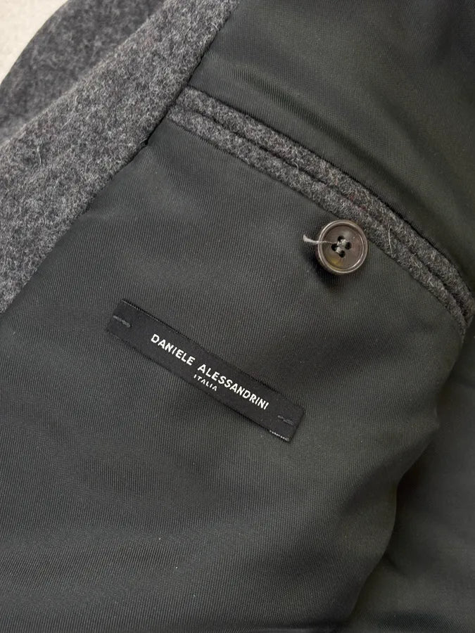 Daniele Alessandrini Buttoned Wool Military Long Coat DulHWLn 8
