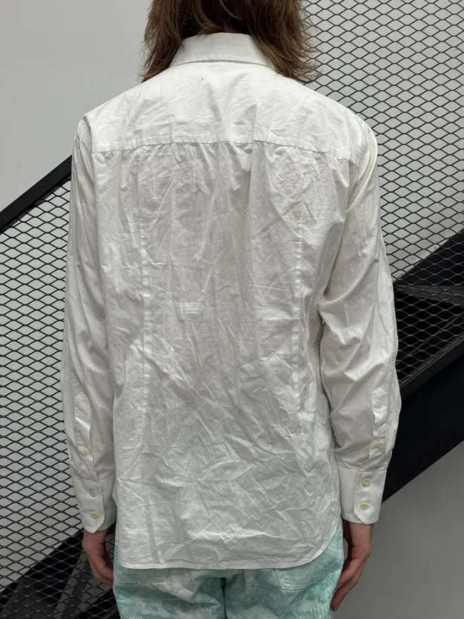 Daniele Alessandrini Creamy White Royal Embroidered Shirt VaCwRdH 1