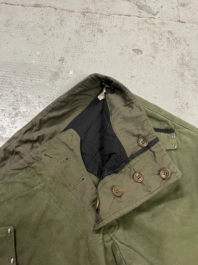 Daniele Alessandrini Cross Patch Olive Pants EnuzOHZ 11