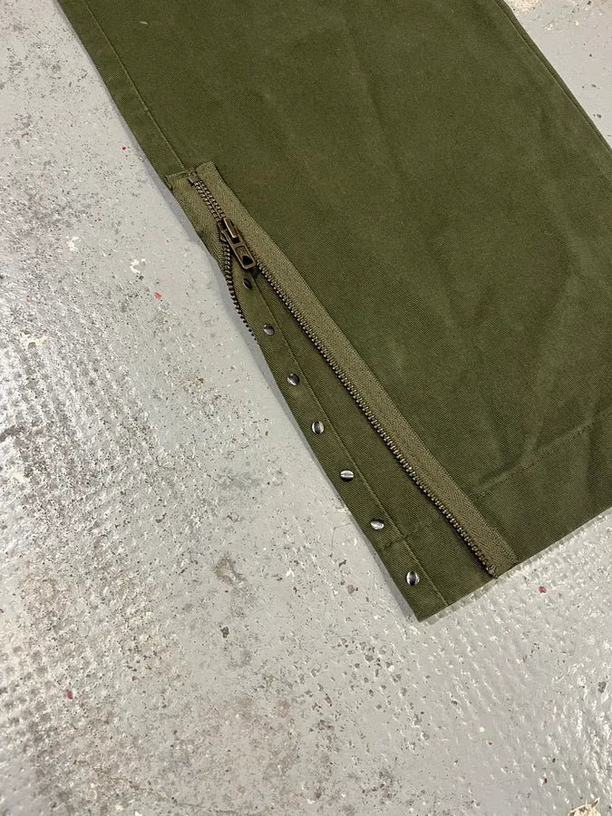 Daniele Alessandrini Cross Patch Olive Pants EnuzOHZ 7