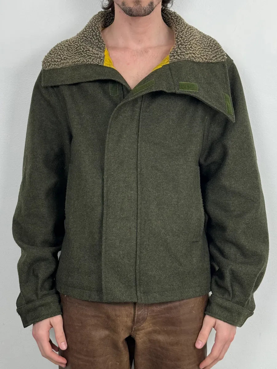 Daniele Alessandrini Dark Green Wool Jacket xuVpszZ 0