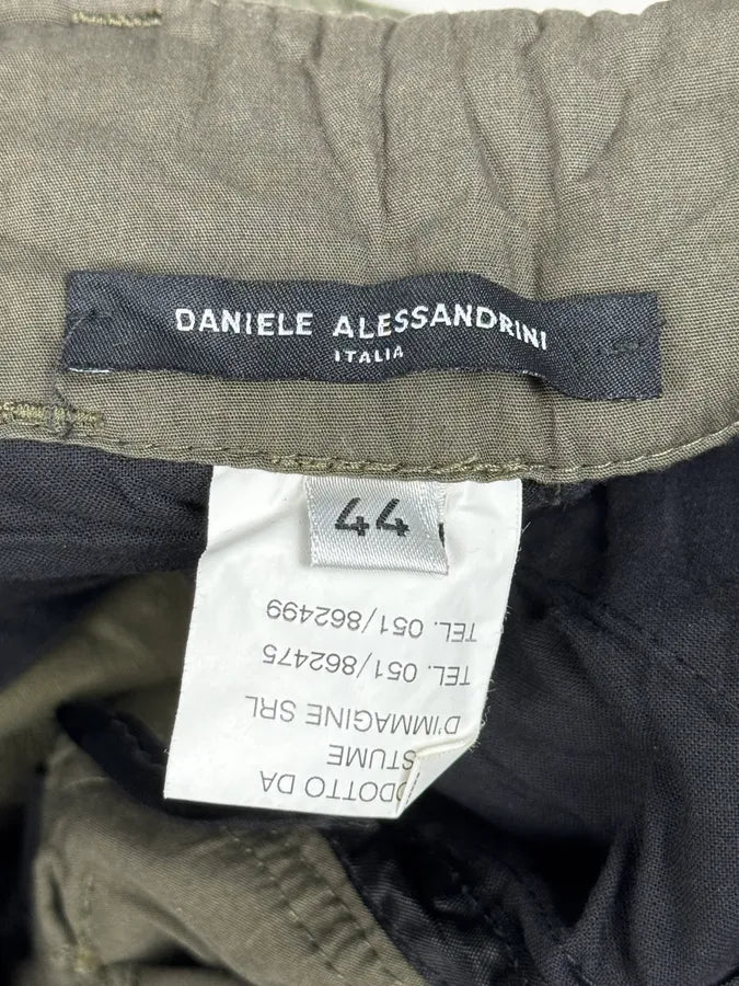 Daniele Alessandrini Green Cross Patch Flare Pants ddxBwFE 12