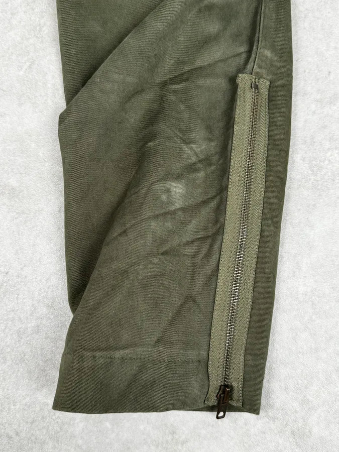Daniele Alessandrini Green Cross Patch Flare Pants ddxBwFE 9