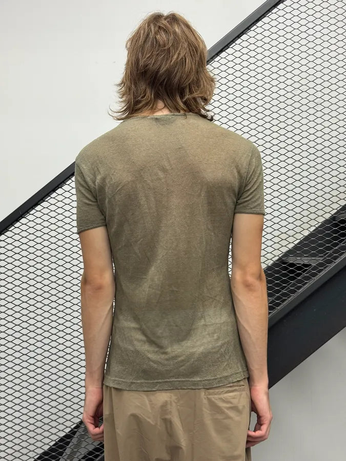 Daniele Alessandrini Khaki Dino Print T-Shirt mUDQFdE 2