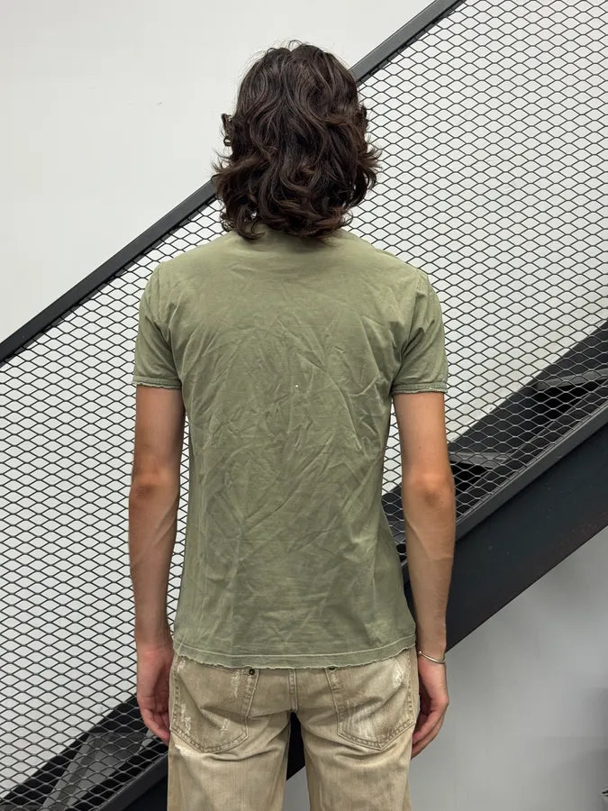 Daniele Alessandrini Khaki Graphic T-Shirt LpRrqZC 2