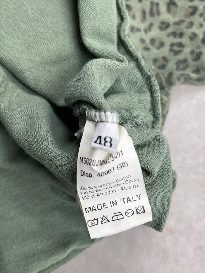 Daniele Alessandrini Green Leopard Print Sweater YljeApY 9