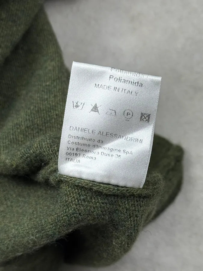 Daniele Alessandrini Khaki Heart & Cross Sweater BxvEujm 10
