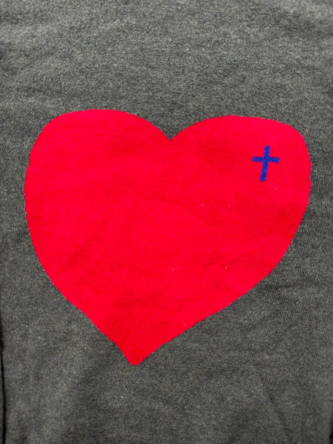 Daniele Alessandrini Khaki Heart & Cross Sweater BxvEujm 6