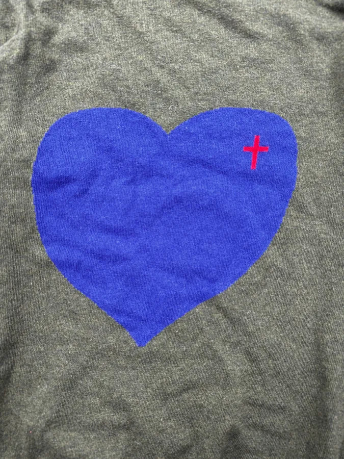 Daniele Alessandrini Khaki Heart & Cross Sweater BxvEujm 7