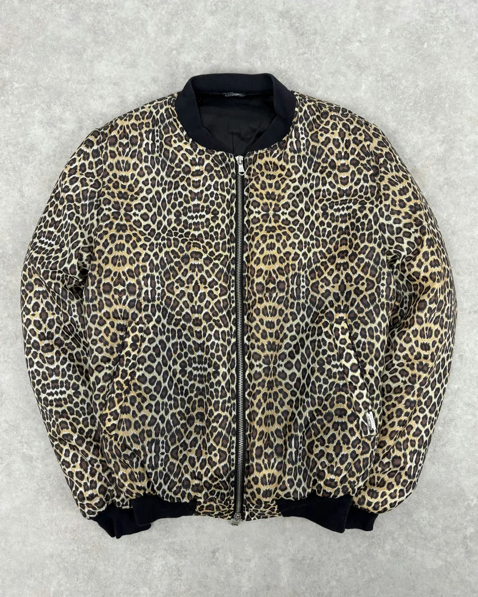 Daniele Alessandrini Leopard Bomber Jacket kgjSNNu 0
