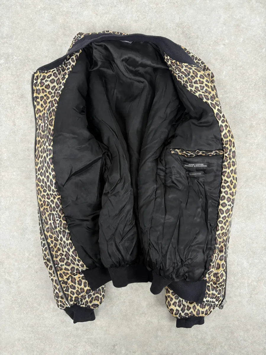 Daniele Alessandrini Leopard Bomber Jacket kgjSNNu 3