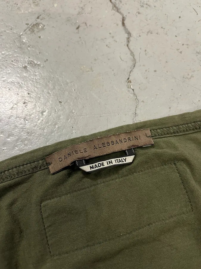 Daniele Alessandrini Liquor Label Khaki T-Shirt dHibCKx 7