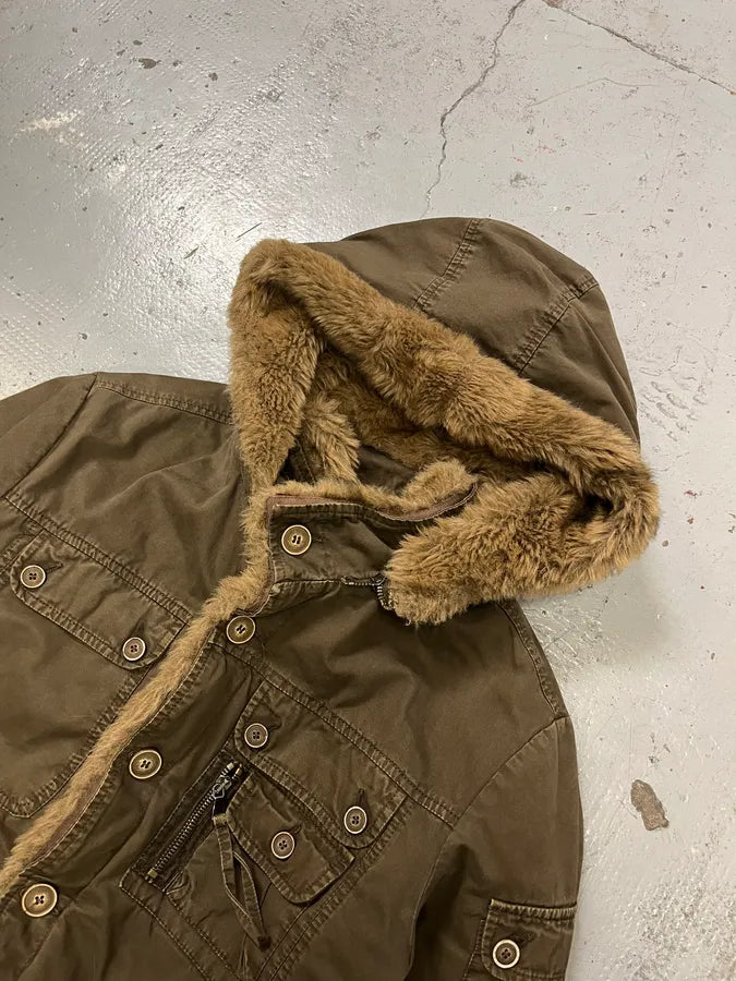 Daniele Alessandrini Military Multi-Pocket Khaki Jacket exwbKlF 5