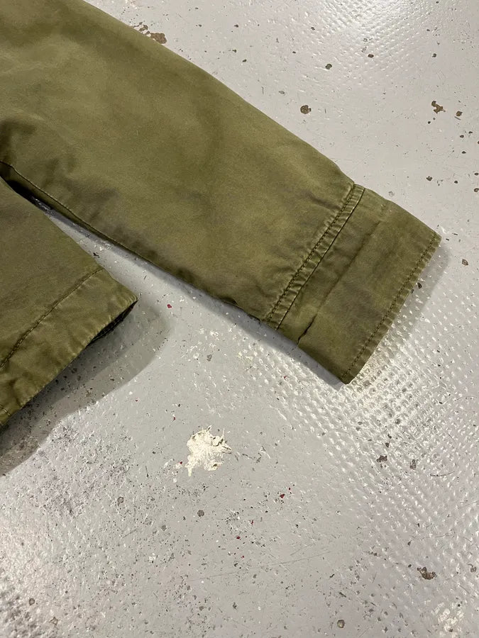 Daniele Alessandrini Multi-Pocket Khaki Hooded Jacket HCAXsPS 5