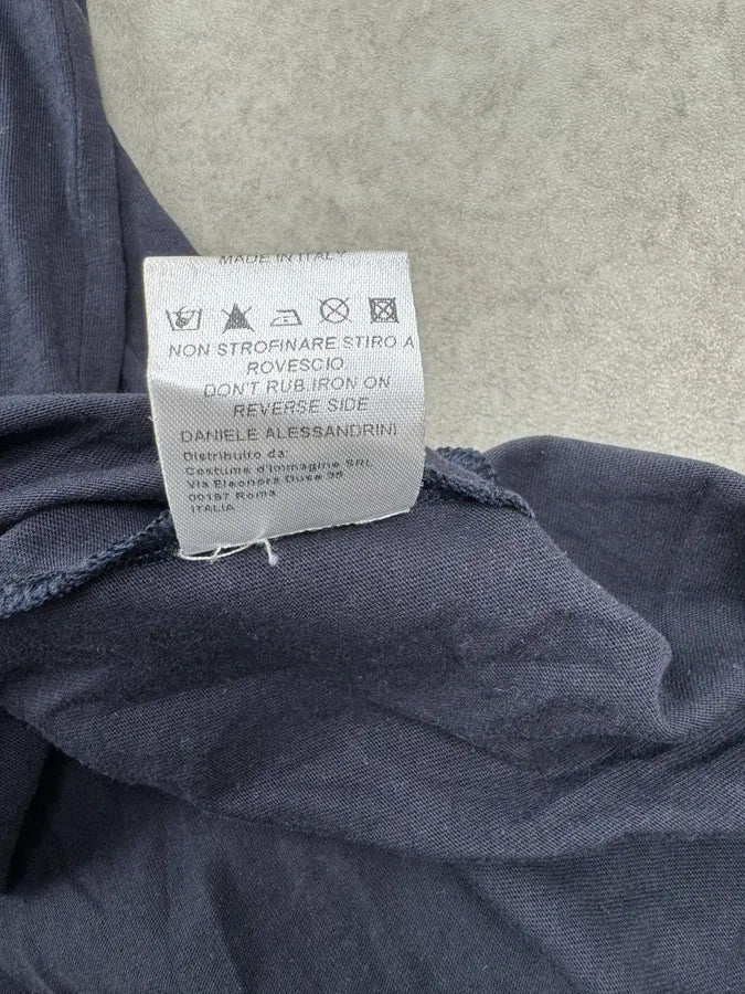 Daniele Alessandrini Navy Trompe l’oeil Striped T-Shirt MddXFsr 10