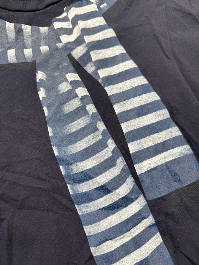 Daniele Alessandrini Navy Trompe l’oeil Striped T-Shirt MddXFsr 6