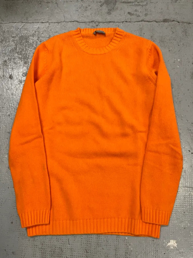 Daniele Alessandrini Orange Wool Minimalist Sweater  xkMAvGZ 0