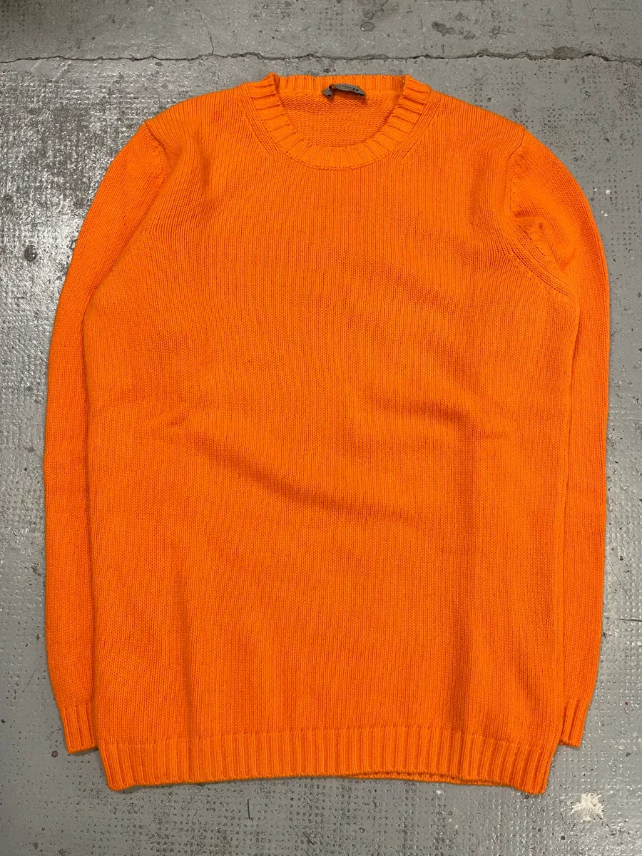 Daniele Alessandrini Orange Wool Minimalist Sweater  xkMAvGZ 3