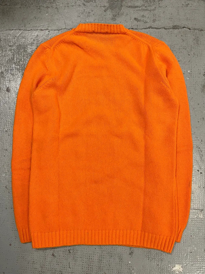 Daniele Alessandrini Orange Wool Minimalist Sweater  xkMAvGZ 6