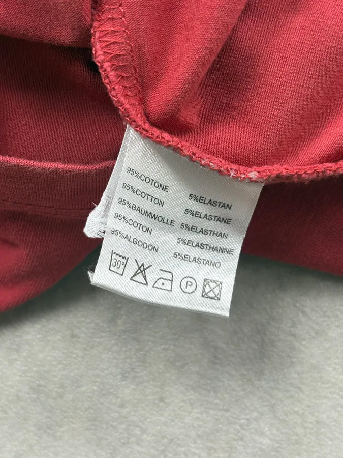 Daniele Alessandrini Red Train Graphic Perspective Longsleeve DOYnPmp 8