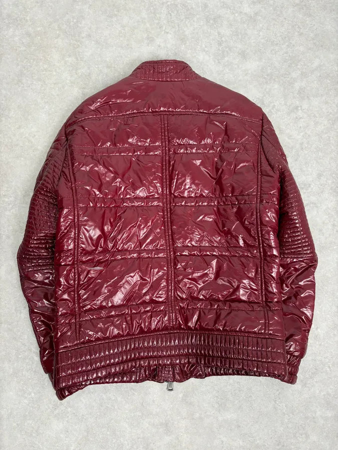 Daniele Alessandrini Red Patent British Puffer Jacket wruoBwg 5