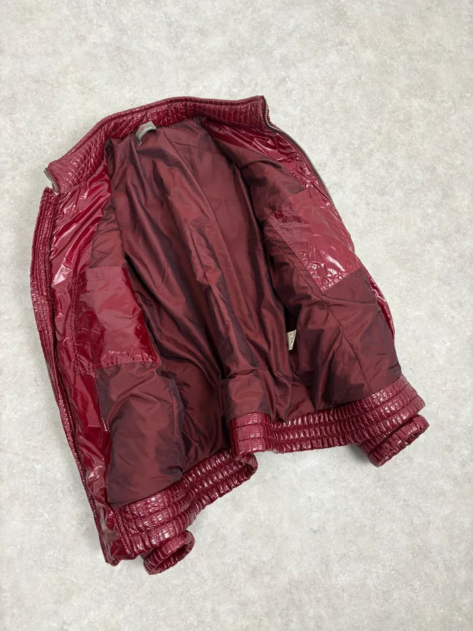 Daniele Alessandrini Red Patent British Puffer Jacket wruoBwg 6