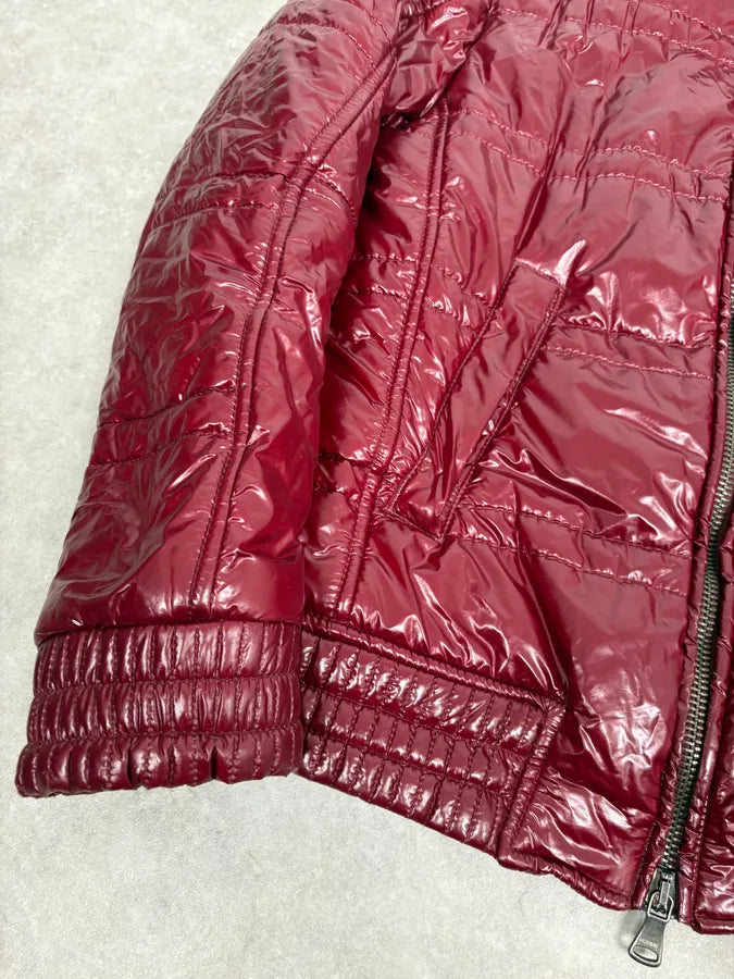 Daniele Alessandrini Red Patent British Puffer Jacket wruoBwg 7