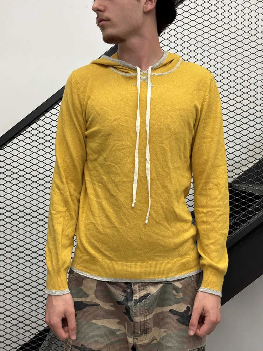 Daniele Alessandrini Yellow Light Hooded Sweater VzDzzru 0