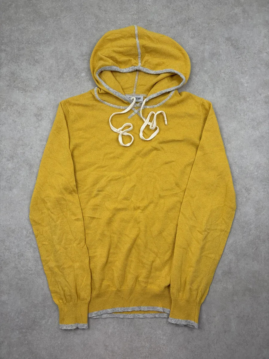 Daniele Alessandrini Yellow Light Hooded Sweater VzDzzru 2