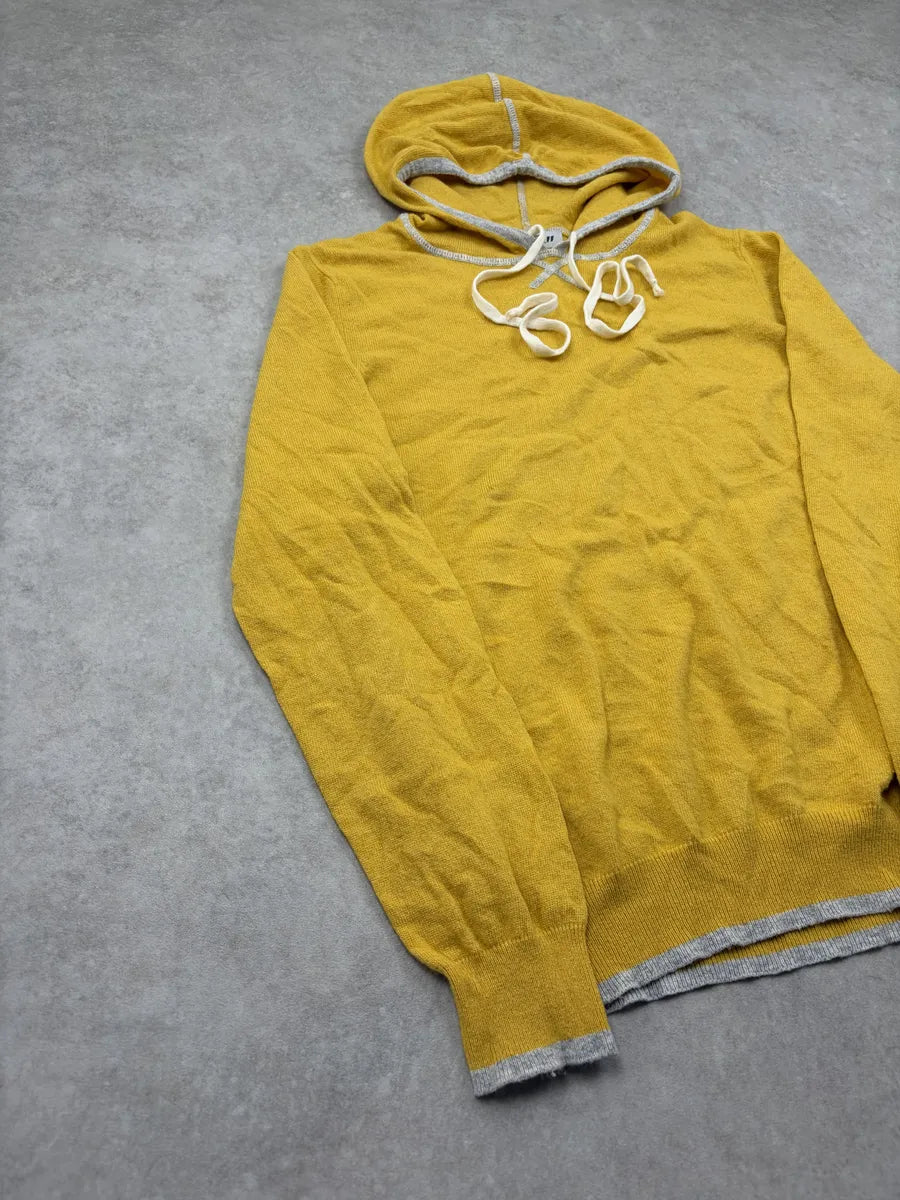 Daniele Alessandrini Yellow Light Hooded Sweater VzDzzru 3